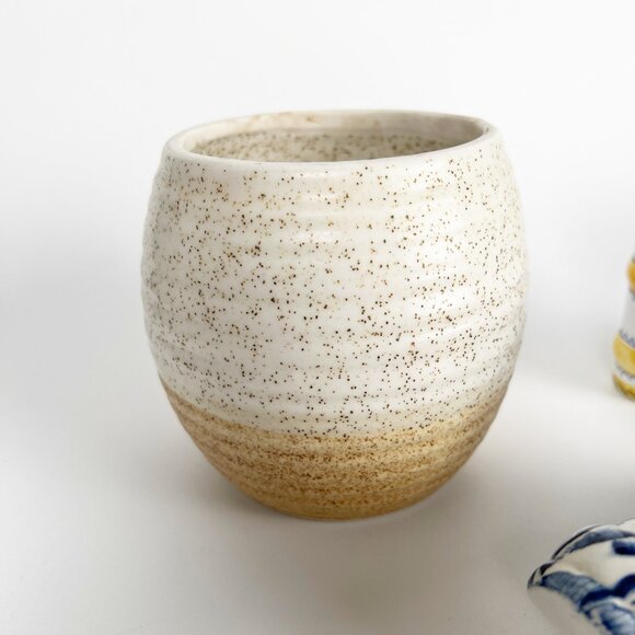 Vintage Cozy English Cottage Bundle Vase Decor Pot Planter Eclectic Floral Print - Picture 5 of 9